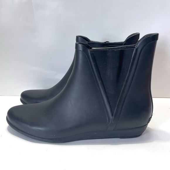 LOEFFLER RANDALL Rain Slip on Chelsea Boots in Black Size 8 - Picture 7 of 16